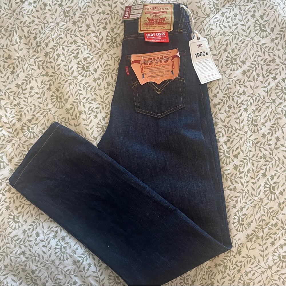 rare vintage 1950s levi’s women jeans